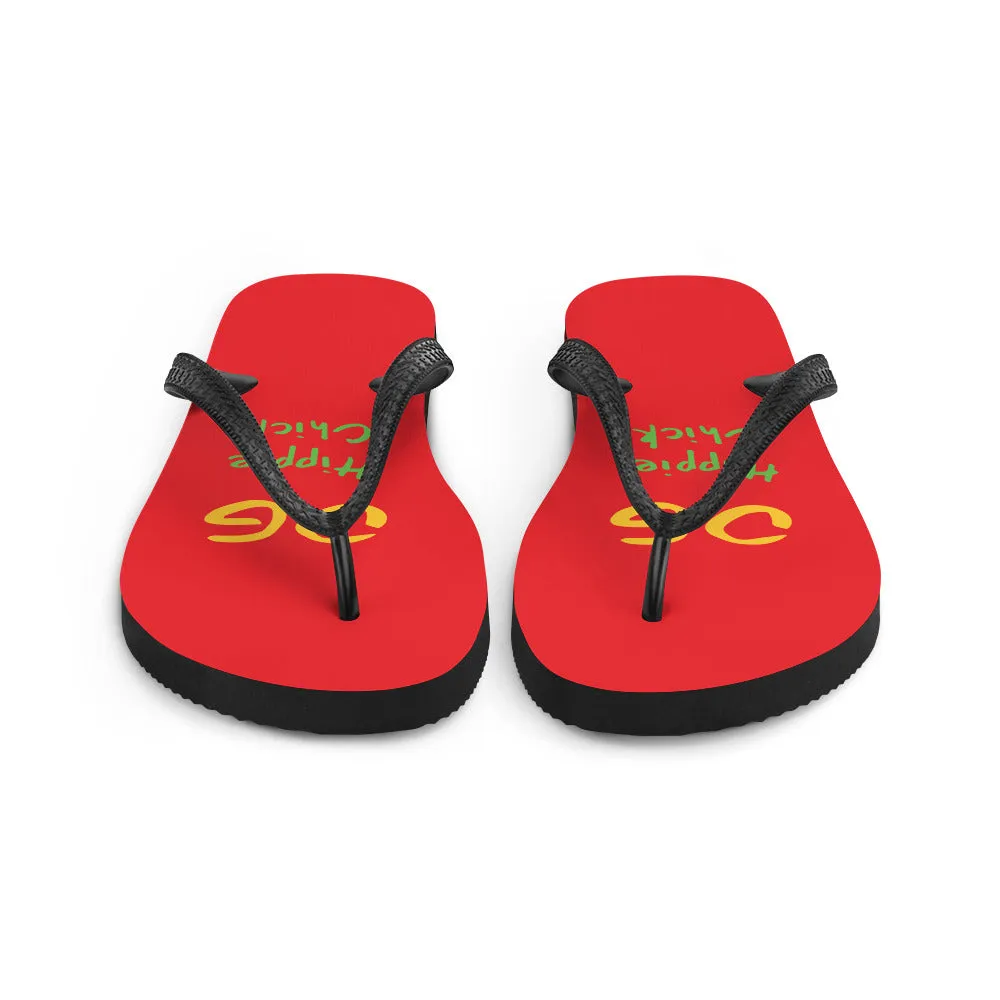 Red Flip-Flops