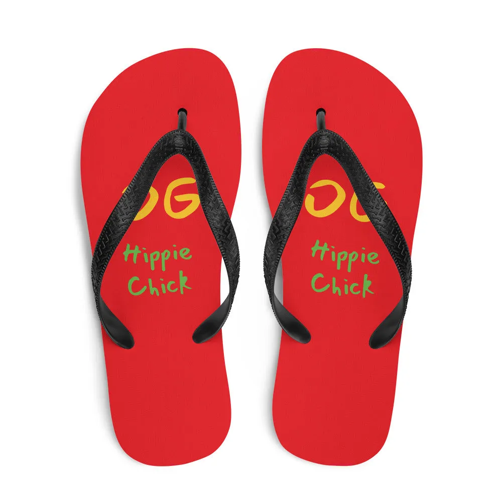 Red Flip-Flops