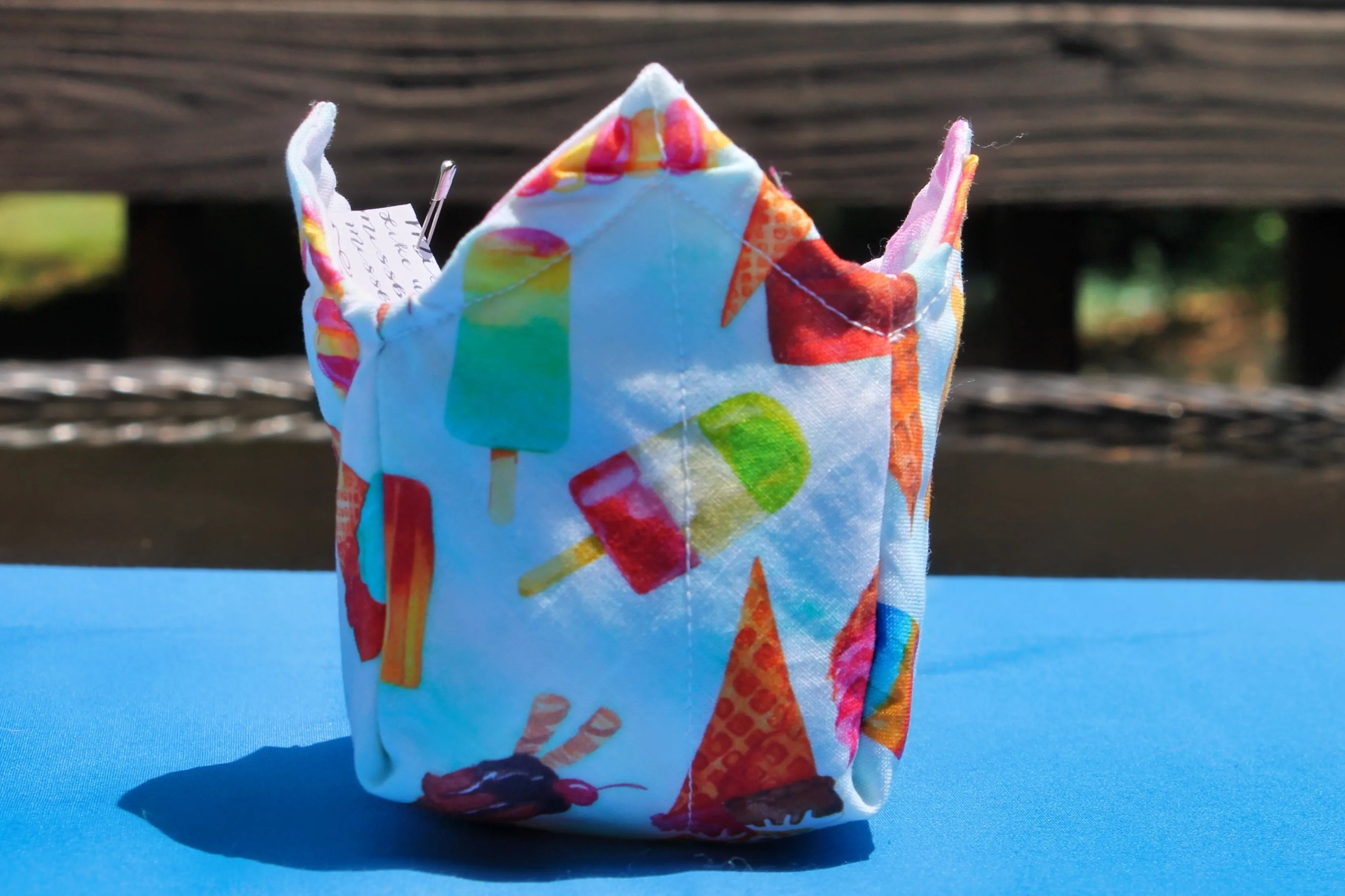 Reversible Ice Cream Pint Cozies