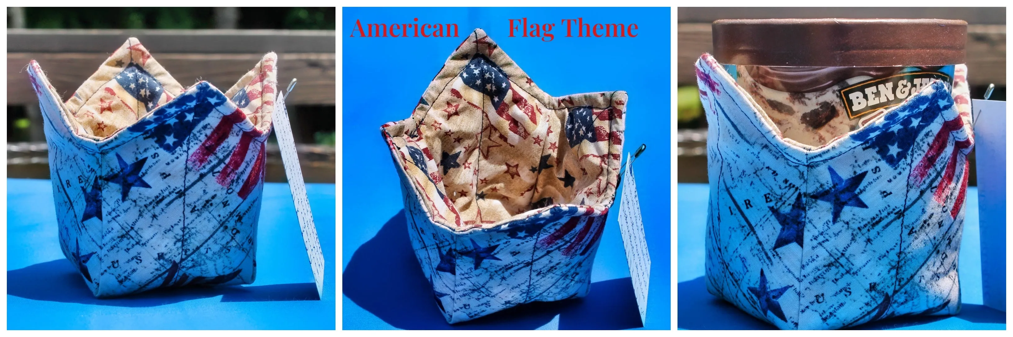 Reversible Ice Cream Pint Cozies