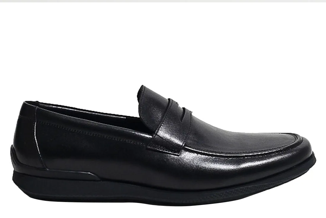 Rhett Casual Penny Loafer - Black