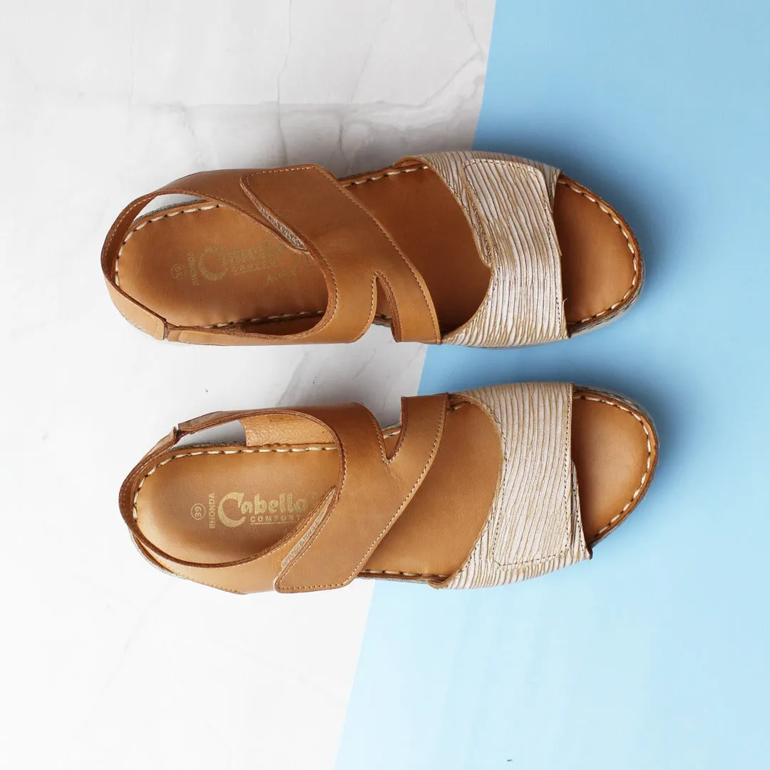 RHONDA - TAN LEATHER FS