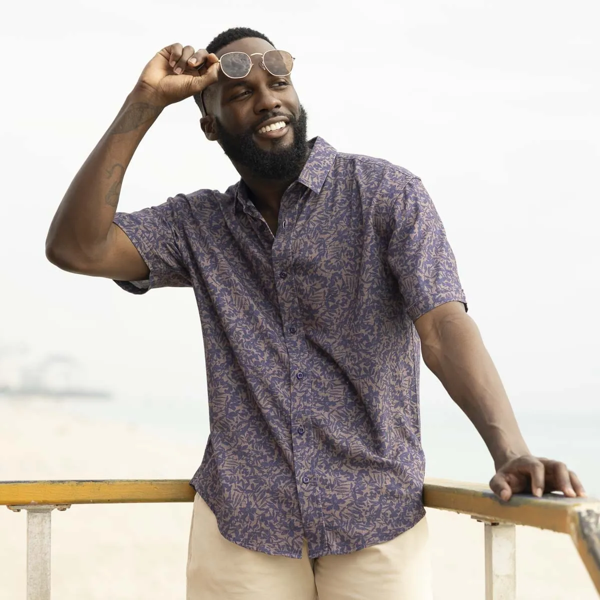 Road Less Traveled – Bamboo Short Sleeve Shirt