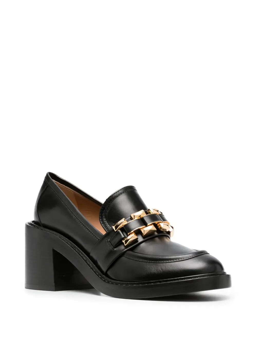 Roberto Festa Cuir 75mm block-heel loafers