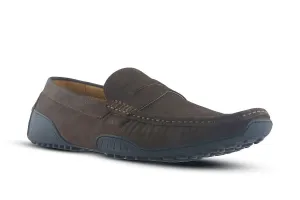 Roland Dark Brown Penny Loafers