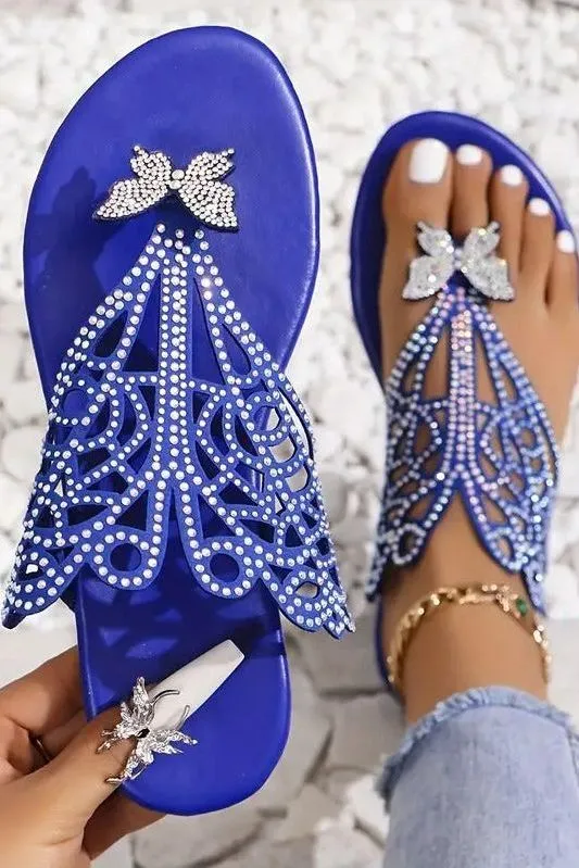Rosalia - Stylish Leather Sandal With Butterfly Cover