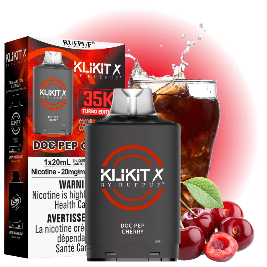 RufPuf Klikit X 35K Turbo Pod-Doc Pep Cherry
