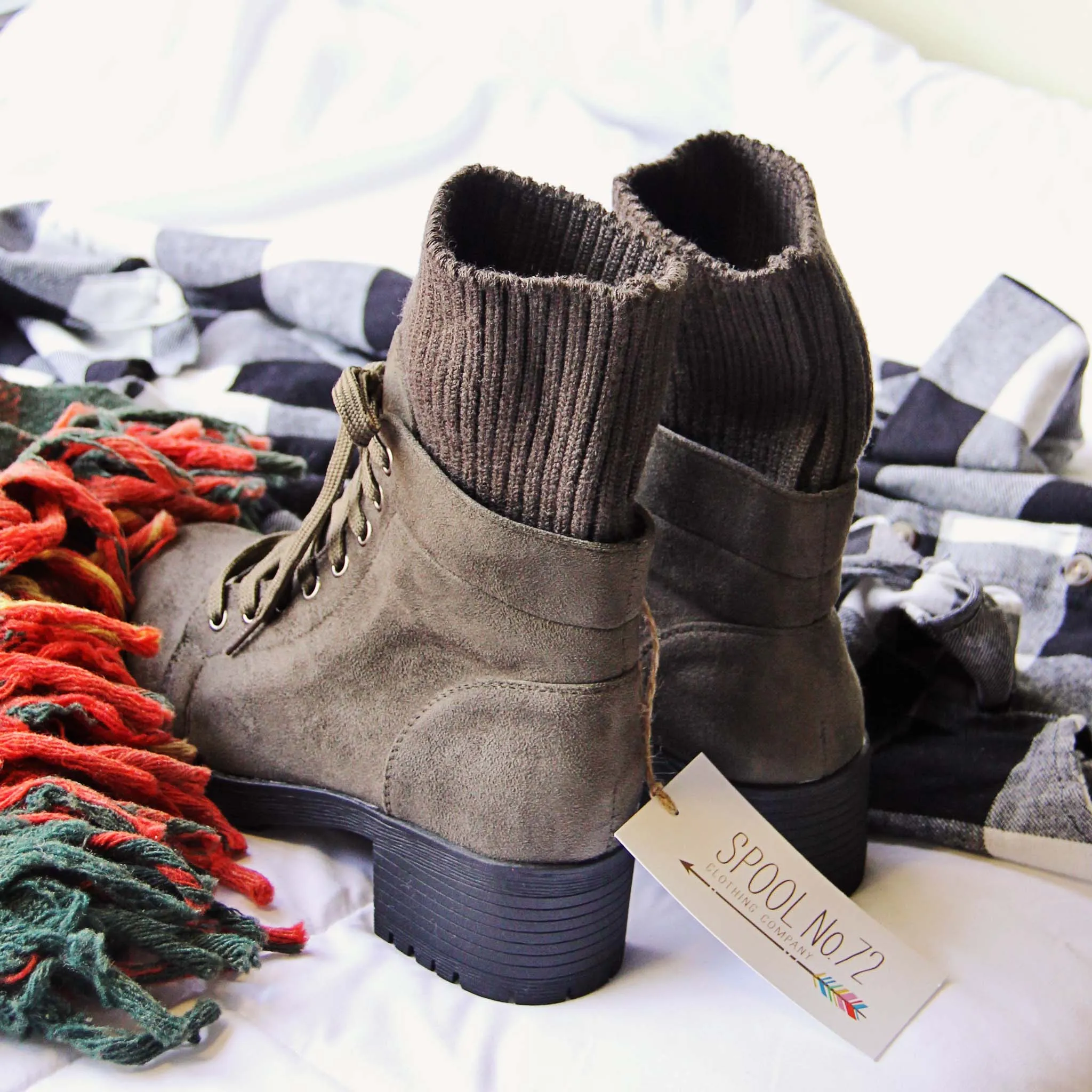 Sage & Sweater Boots