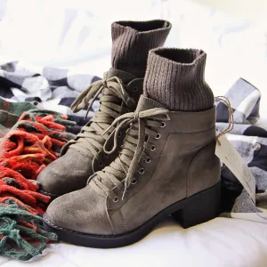 Sage & Sweater Boots
