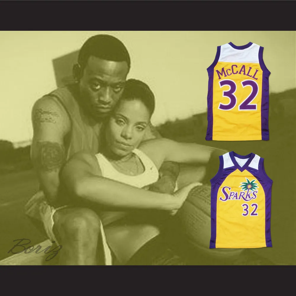Sanaa Lathan Monica Wright-McCall 32 Pro Career Basketball Jersey Love and Basketball