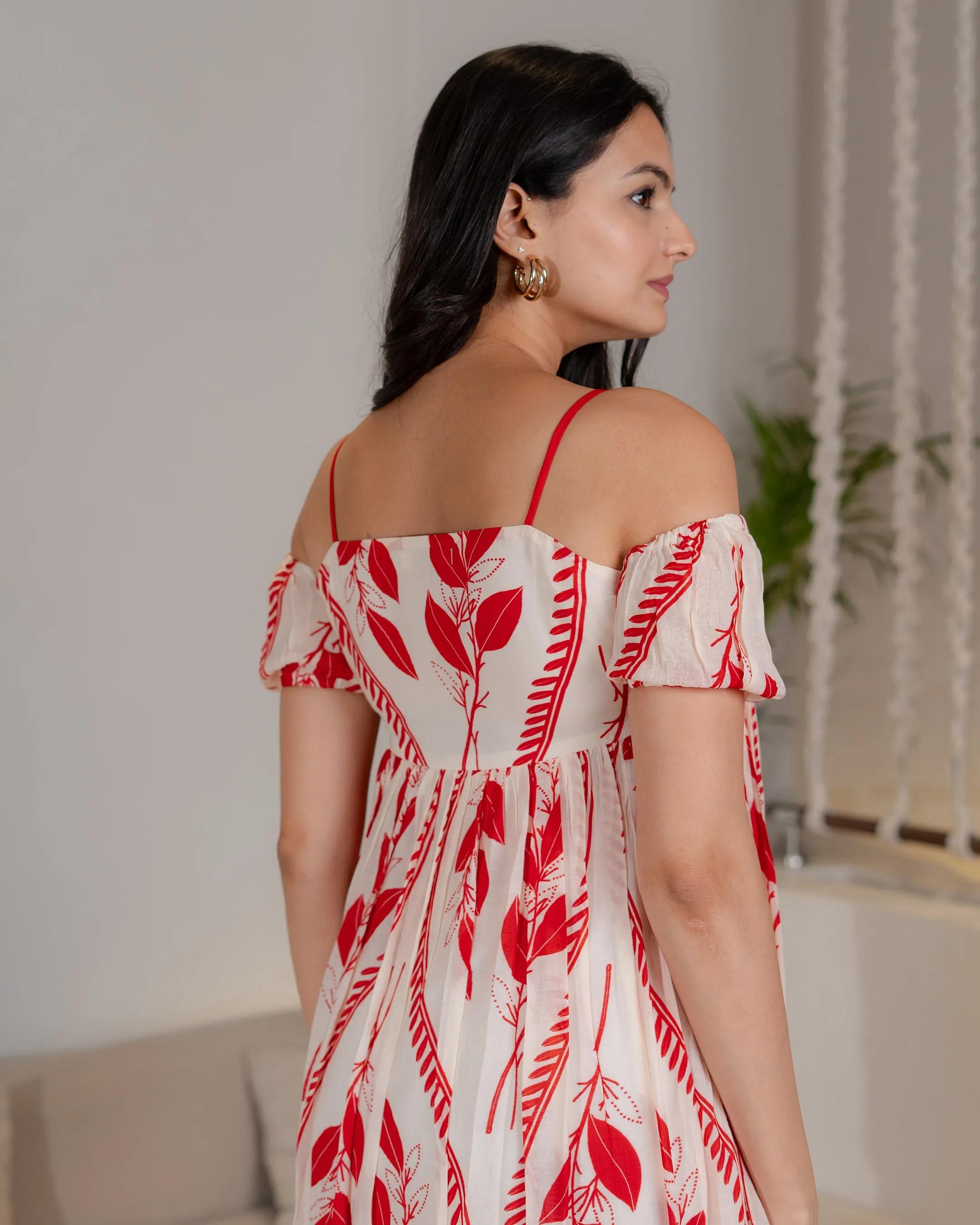 Scarlet Leaf Vacation Dress