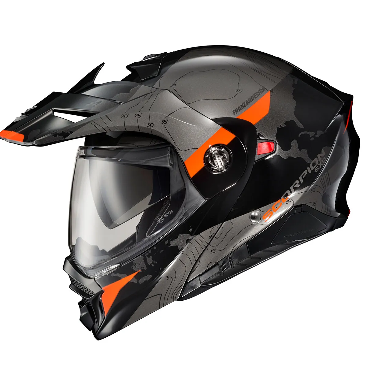 Scorpion Exo-AT960 Topographic Helmet