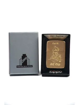 Self Edge Zippo Vintage 1941 Repro Lighter Get Lit