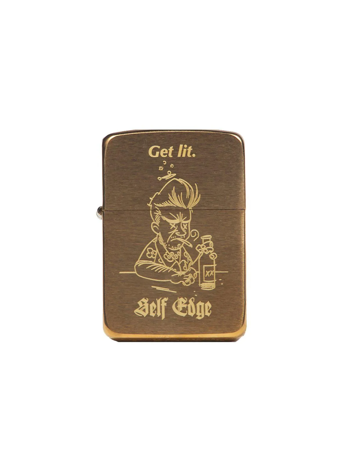 Self Edge Zippo Vintage 1941 Repro Lighter Get Lit