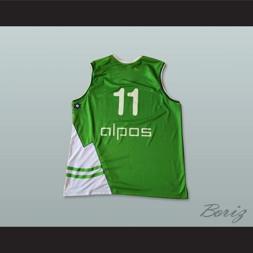 Slovenija 11 National Team Green Basketball Jersey