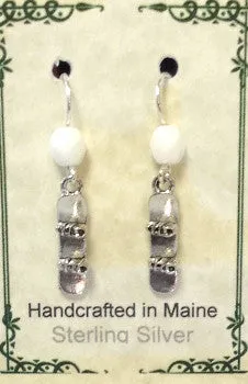 Snowboard Earrings