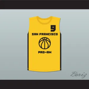 Stephen Curry 9 San Francisco Pro-Am Basketball Jersey