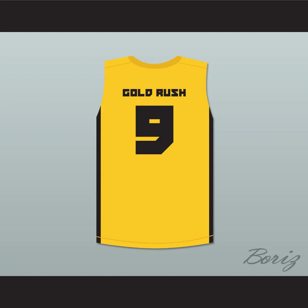 Stephen Curry Gold Rush 9 San Francisco Pro-Am Basketball Jersey