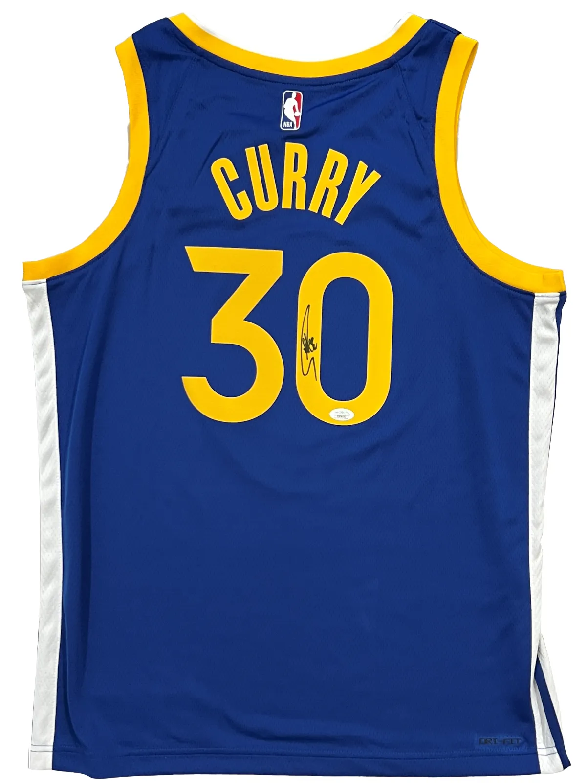 Stephen Curry Golden State Warriors Signed Blue NBA Swingman Nike Jersey JSA LOA