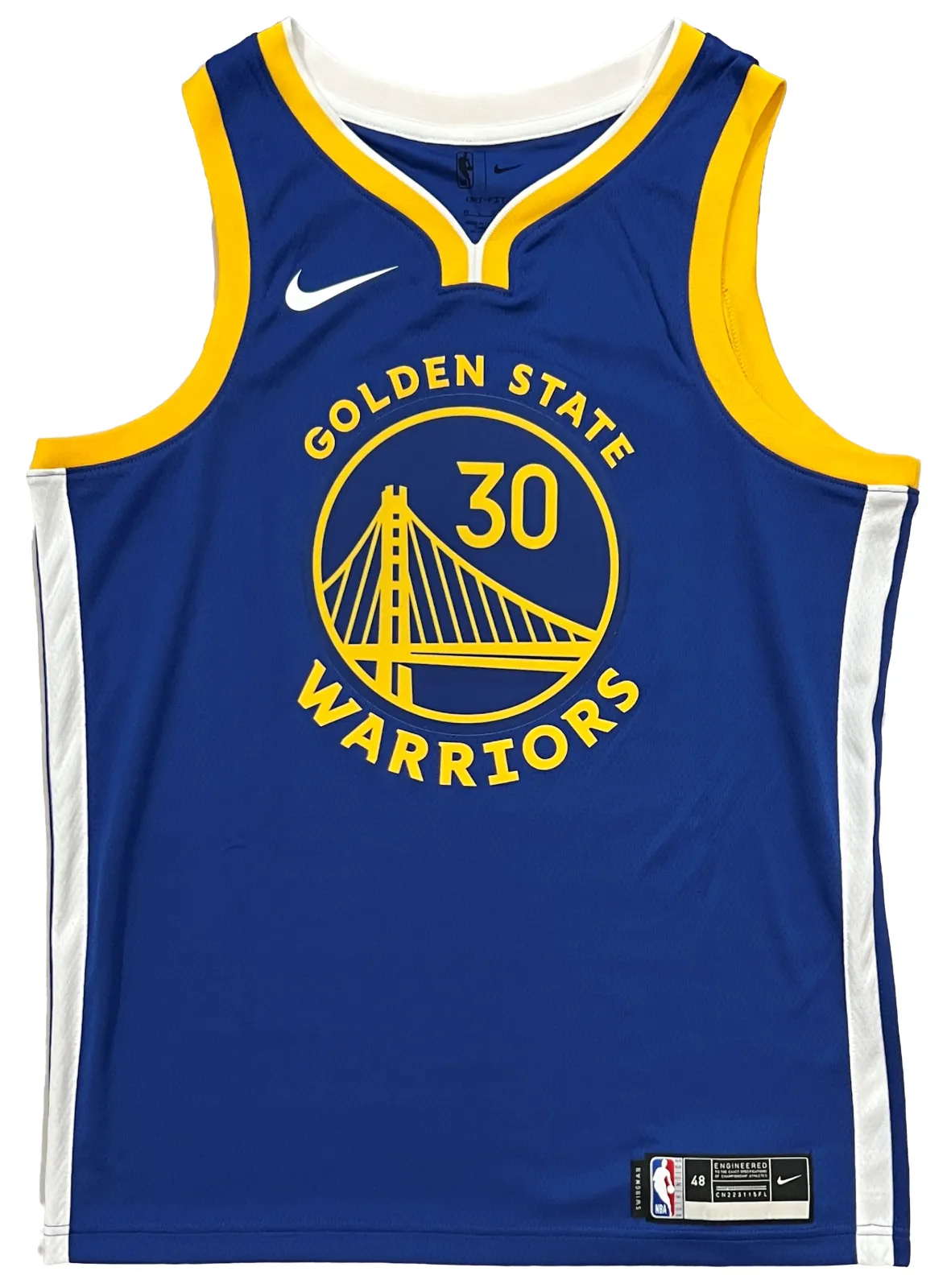 Stephen Curry Golden State Warriors Signed Blue NBA Swingman Nike Jersey JSA LOA