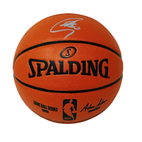 Stephen Curry Golden State Warriors Signed Silver Autograph Basketball FANATICS