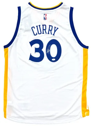 Stephen Curry Golden State Warriors Signed White Swingman Adidas Jersey JSA LOA