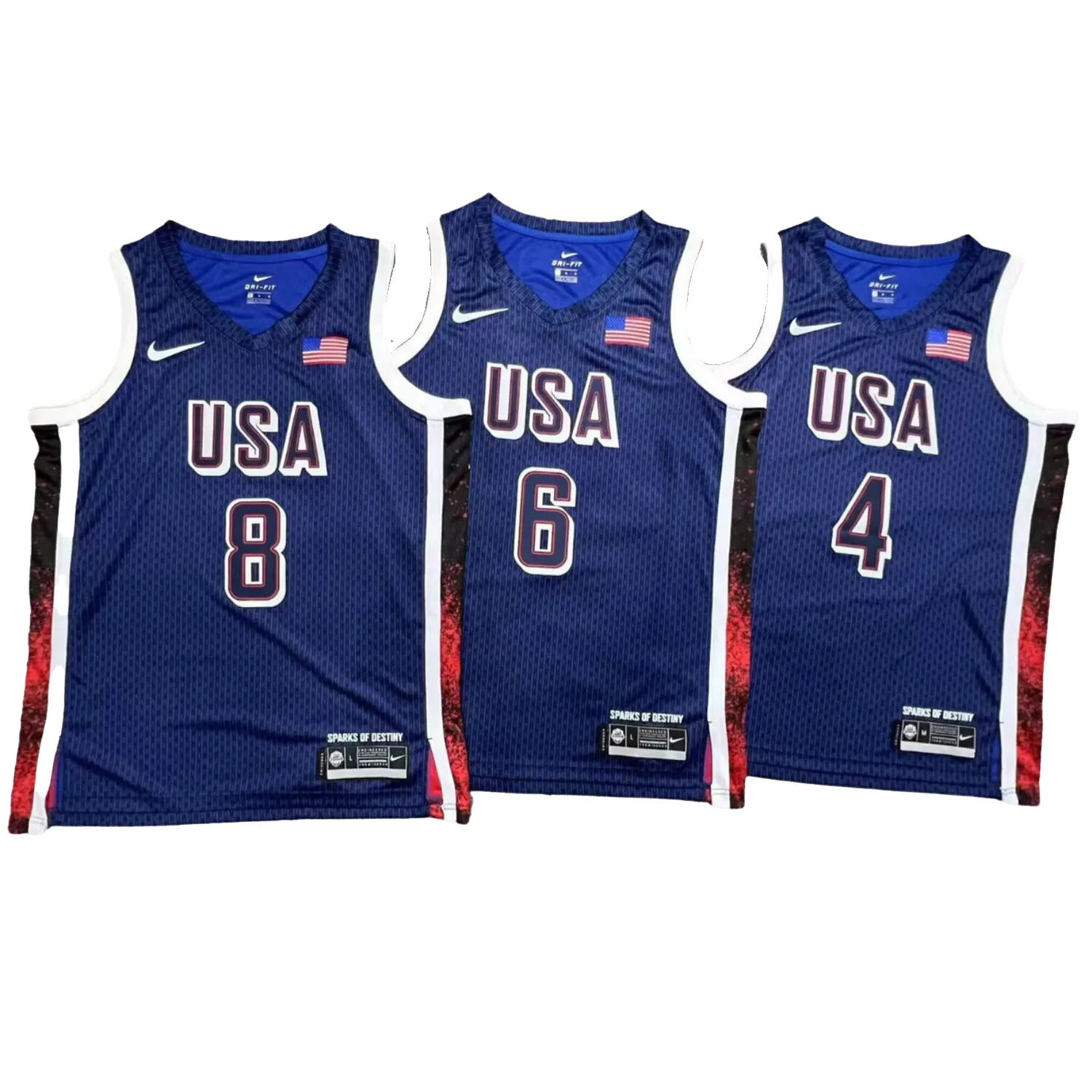 Stephen Curry Team USA 2024 Olympics Jersey
