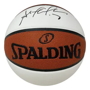 Stephon Marbury Signed Spalding NBA White Panel Replica Basketball BAS ITP