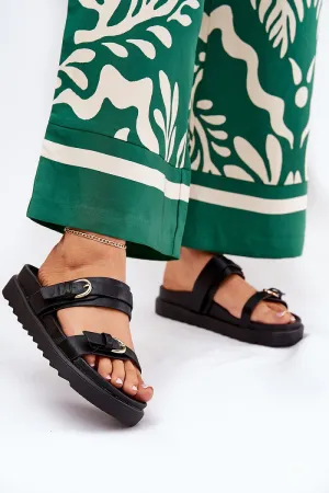 Stylish women slides on a platform