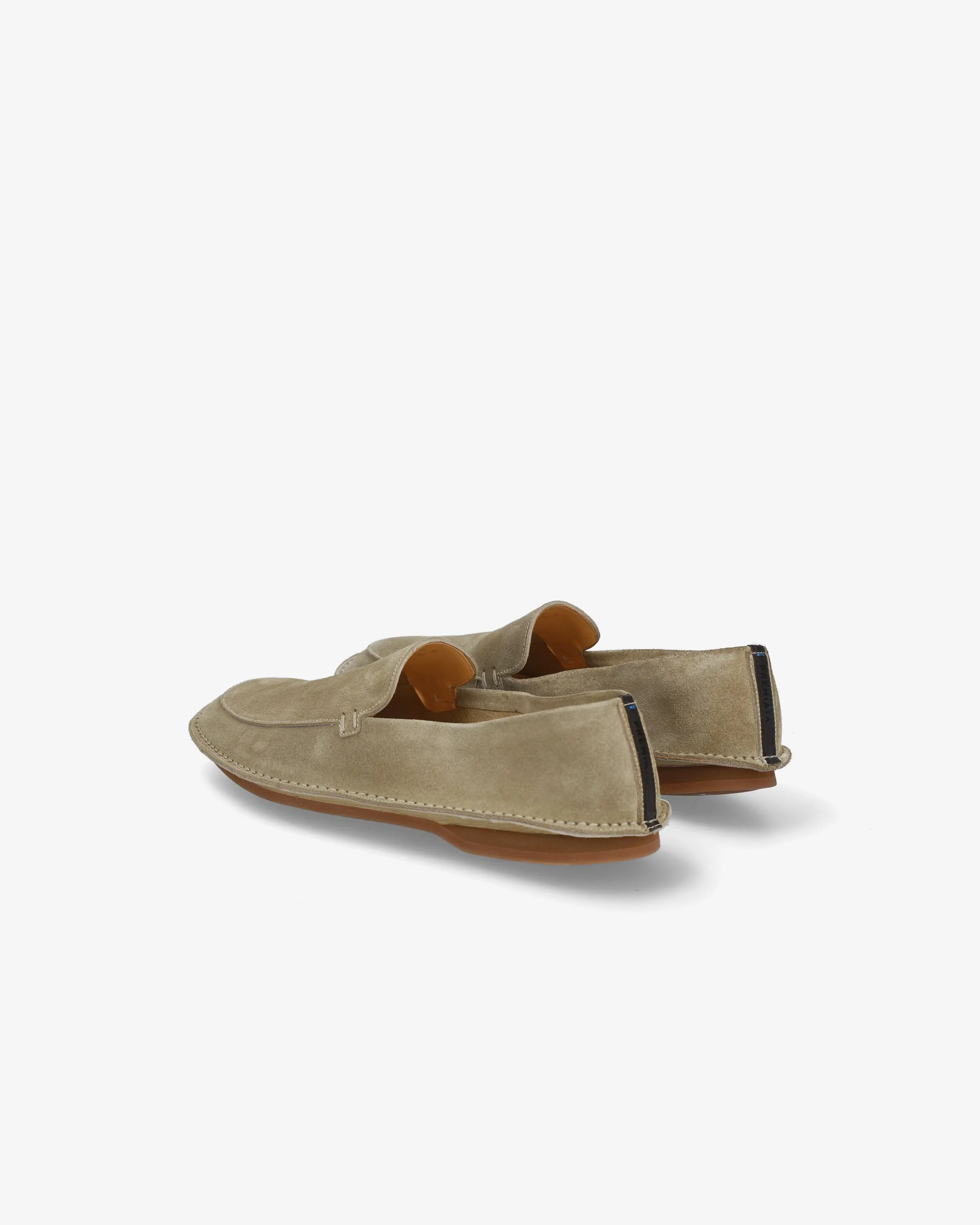 Suede slip-ons