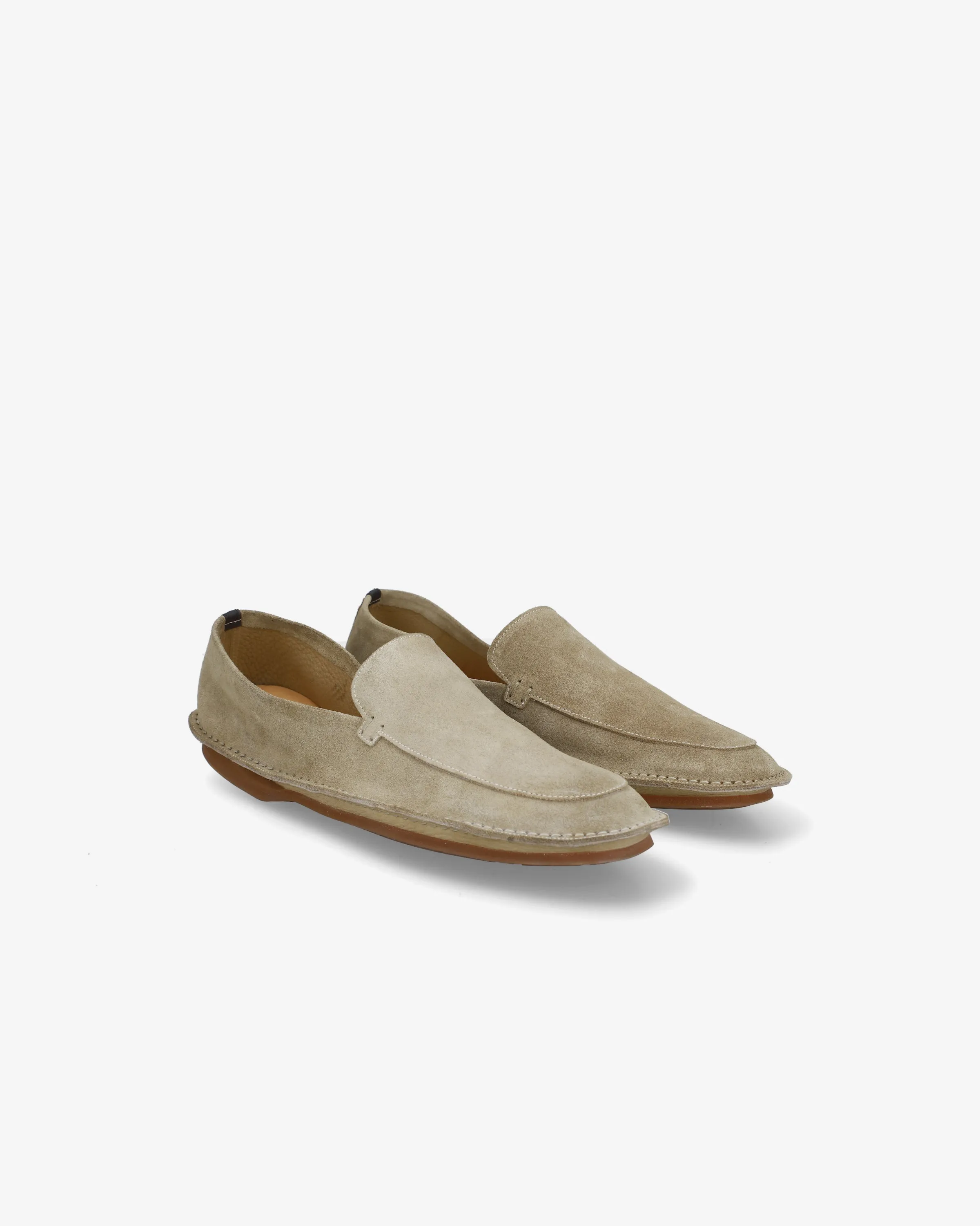 Suede slip-ons