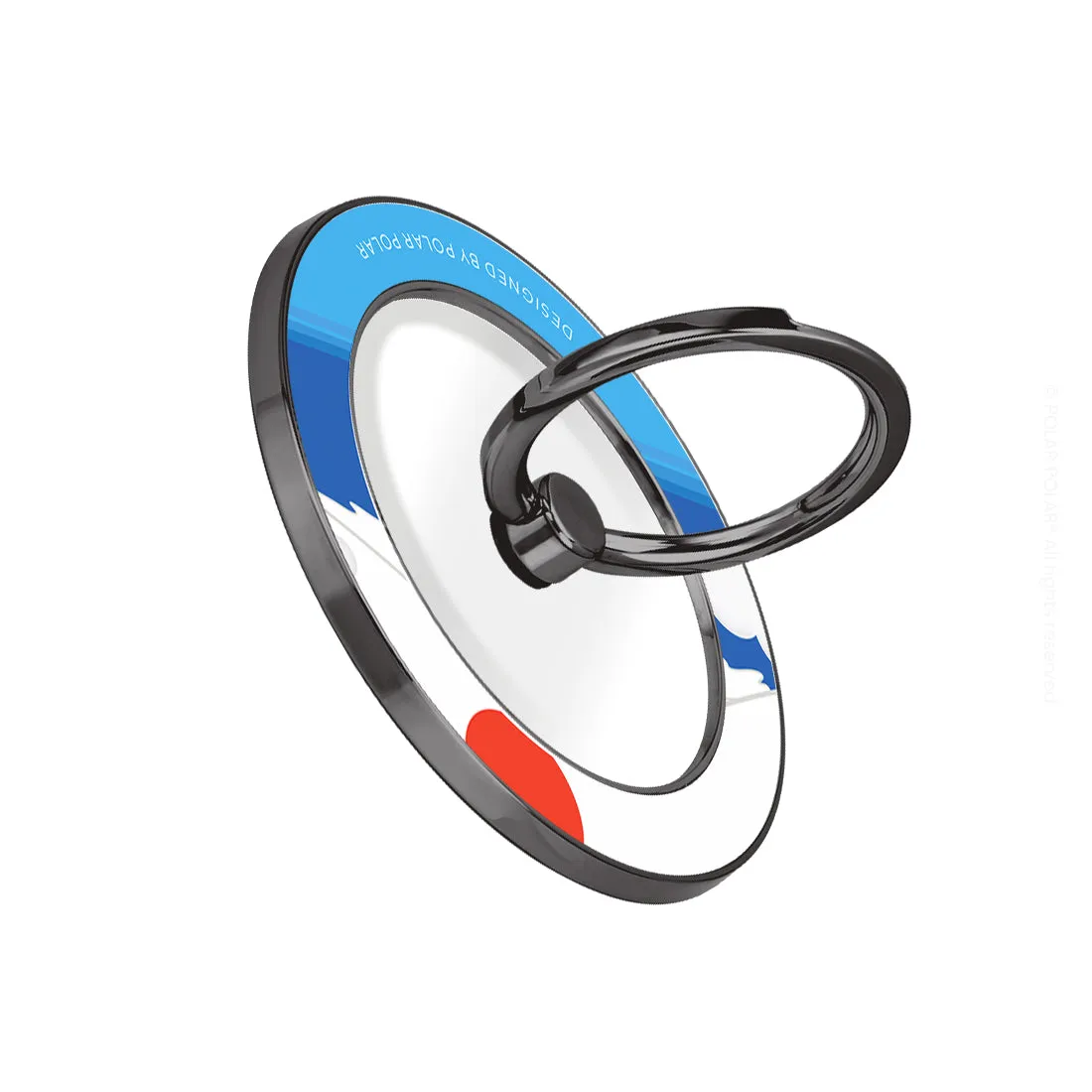 Summer Fujisan - Black MagSafe Phone Grip and Ring Holder Stand