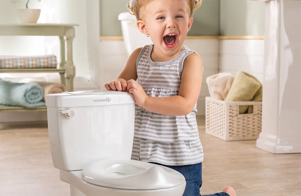 Summer Infant My Size Potty Training Toilet Toddler Boys & Girls Flushing