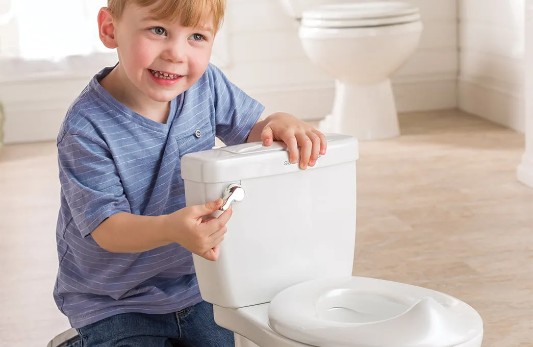 Summer Infant My Size Potty Training Toilet Toddler Boys & Girls Flushing