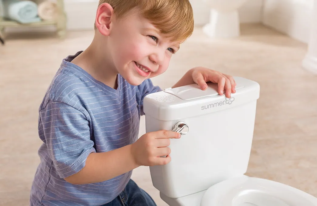 Summer Infant My Size Potty Training Toilet Toddler Boys & Girls Flushing