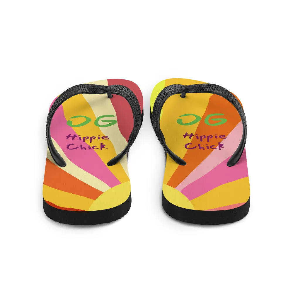 Sun Rays Flip-Flops