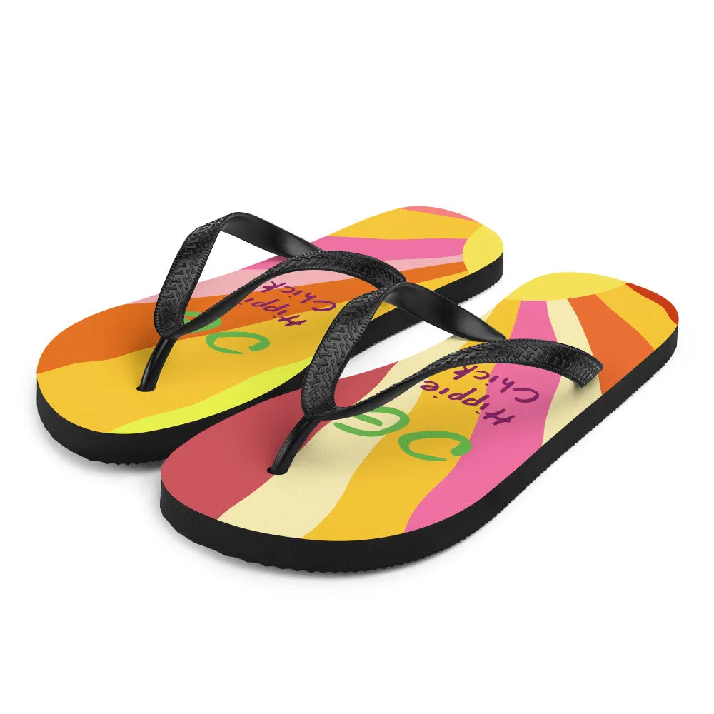 Sun Rays Flip-Flops