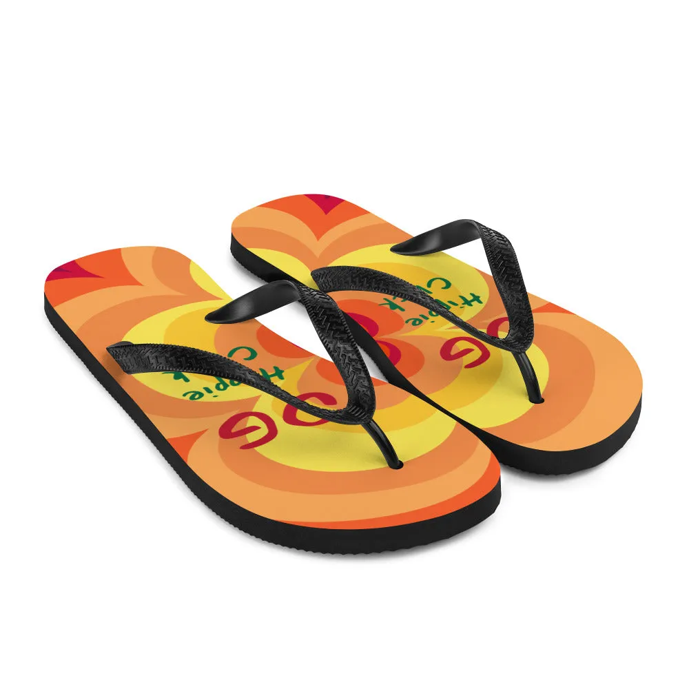 Sunny Flower 2 Flip-Flops