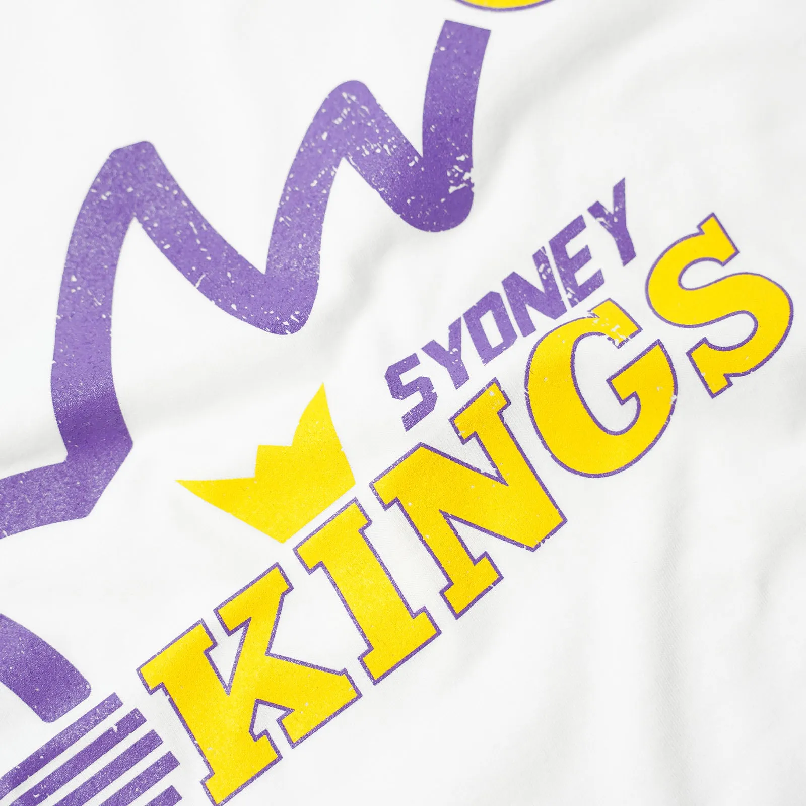 Sydney Kings X Throwback Heritage Graphic Tee - White