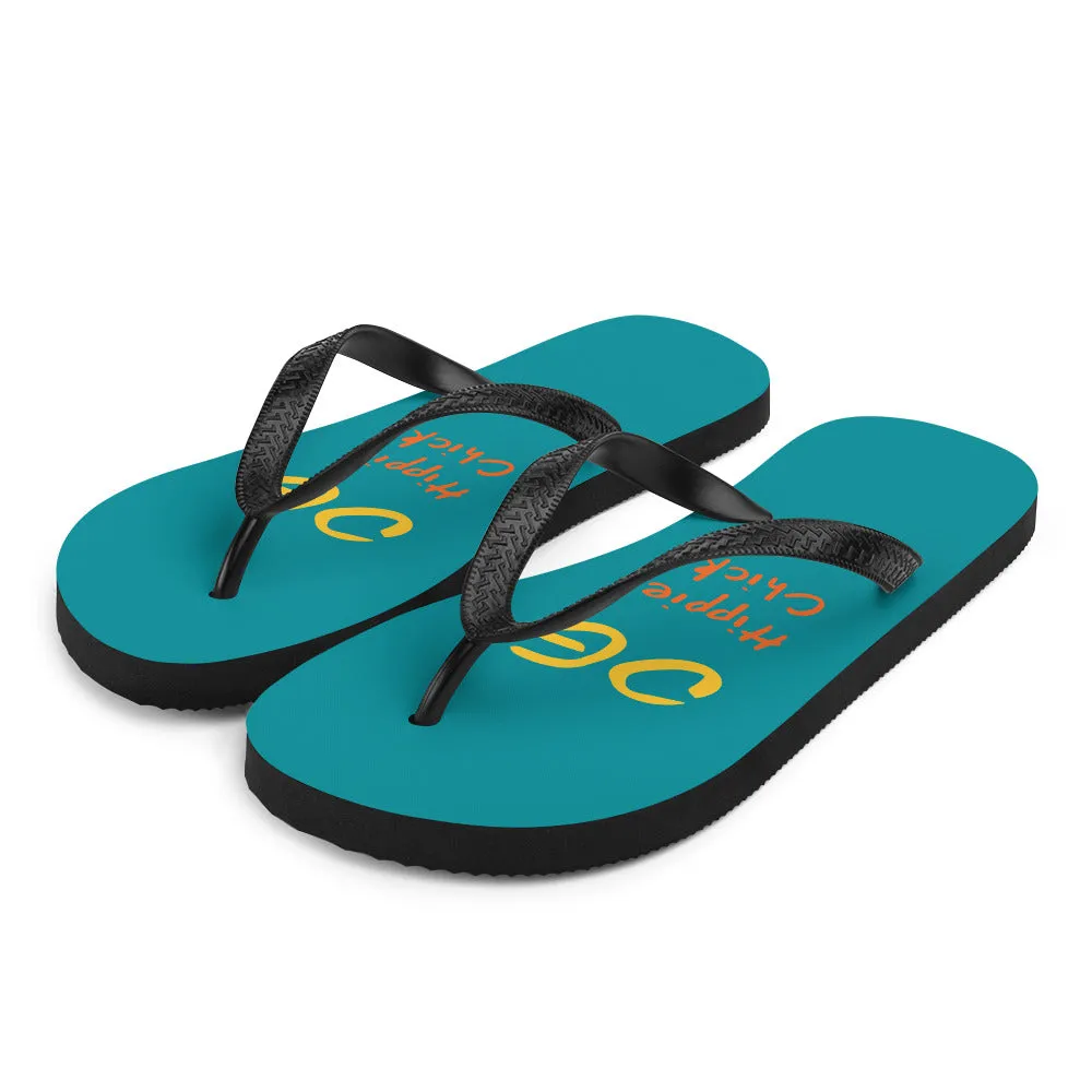 Teal Flip-Flops