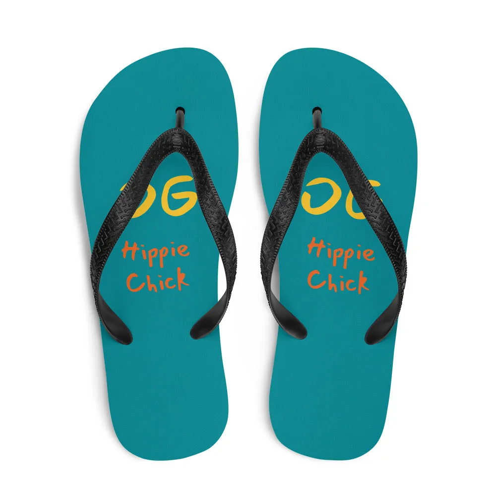 Teal Flip-Flops