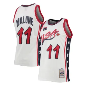 Team USA Karl Malone 11 Jersey