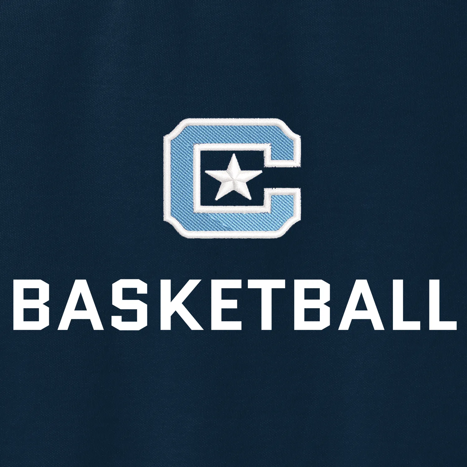 The Citadel Block C, Basketball, Embroidered Unisex Comfort Colors ® Ring Spun Crewneck Sweatshirt