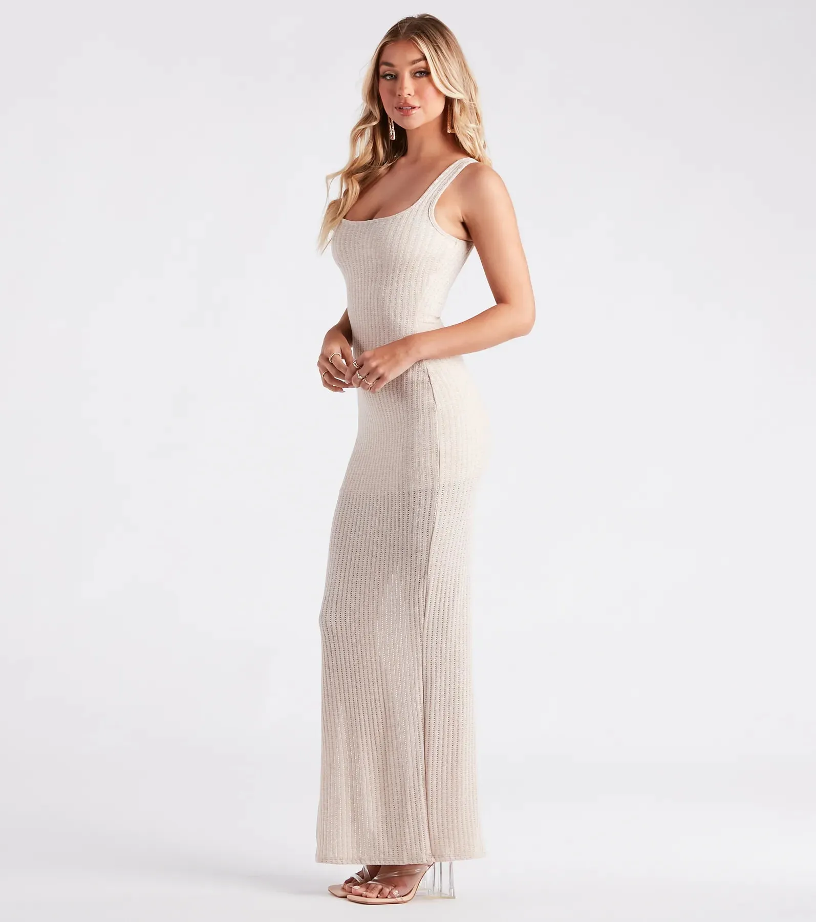 The 'It' Knit Sleeveless Maxi Dress