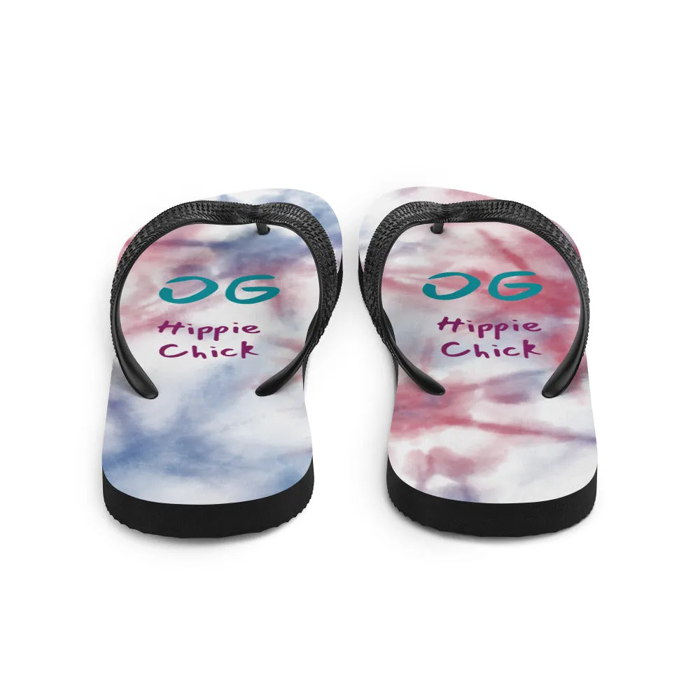 Tie Dye Flip-Flops
