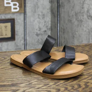Universal Thread Women's Dora Footbed Sandals 89254693 Black 8.5M