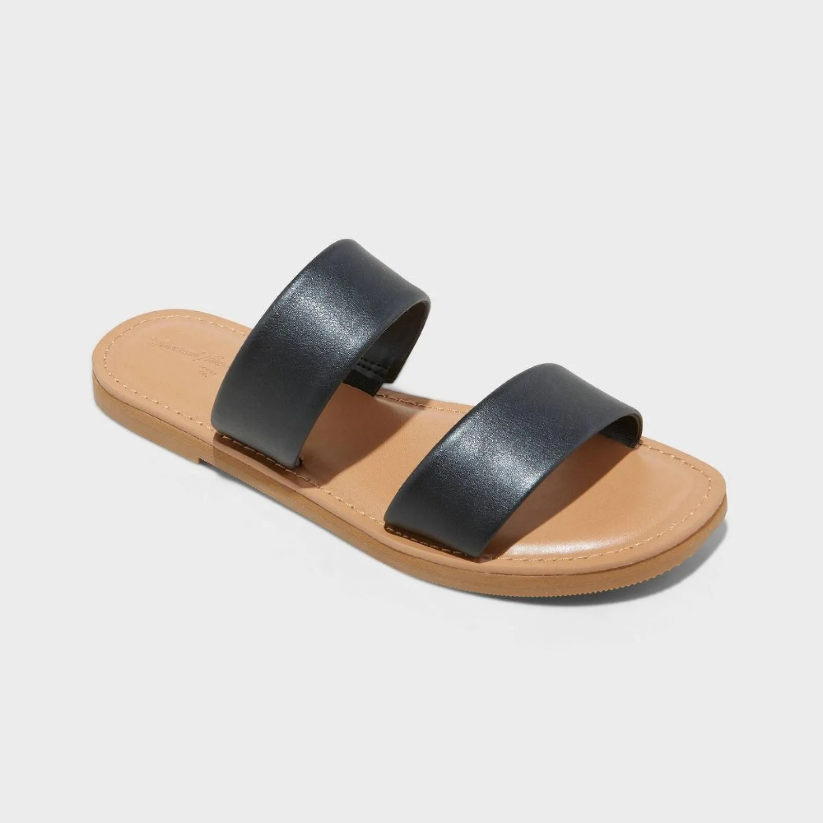 Universal Thread Women's Dora Footbed Sandals 89254693 Black 8.5M