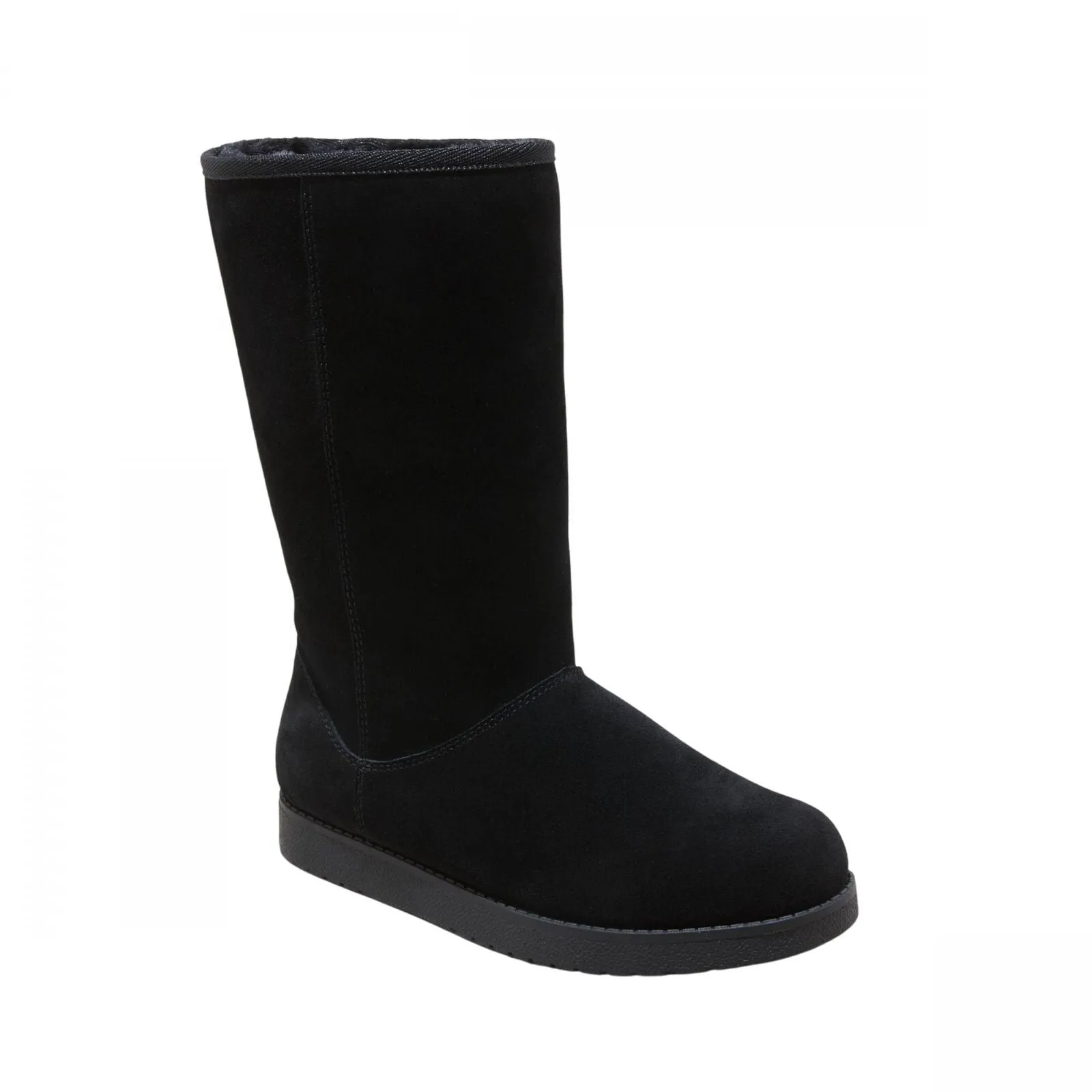 Universal Thread Womens Sarah Suede Shearling Winter Boots 91467407 Black 10