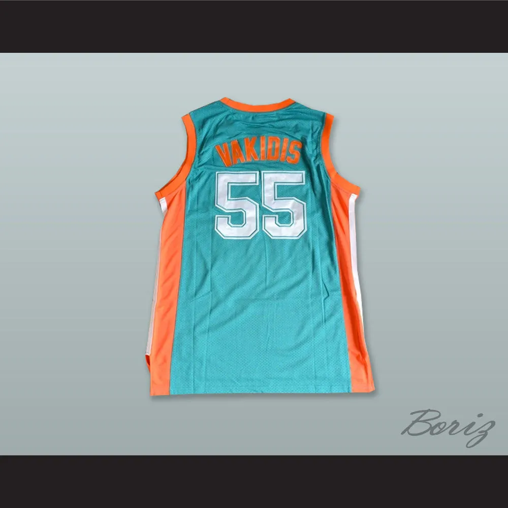 Vakidis 55 Flint Tropics Teal Basketball Jersey Semi Pro