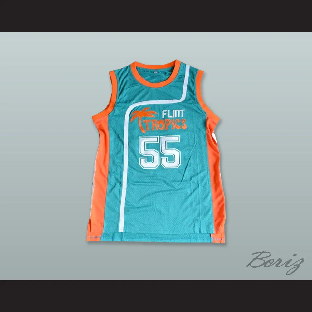Vakidis 55 Flint Tropics Teal Basketball Jersey Semi Pro